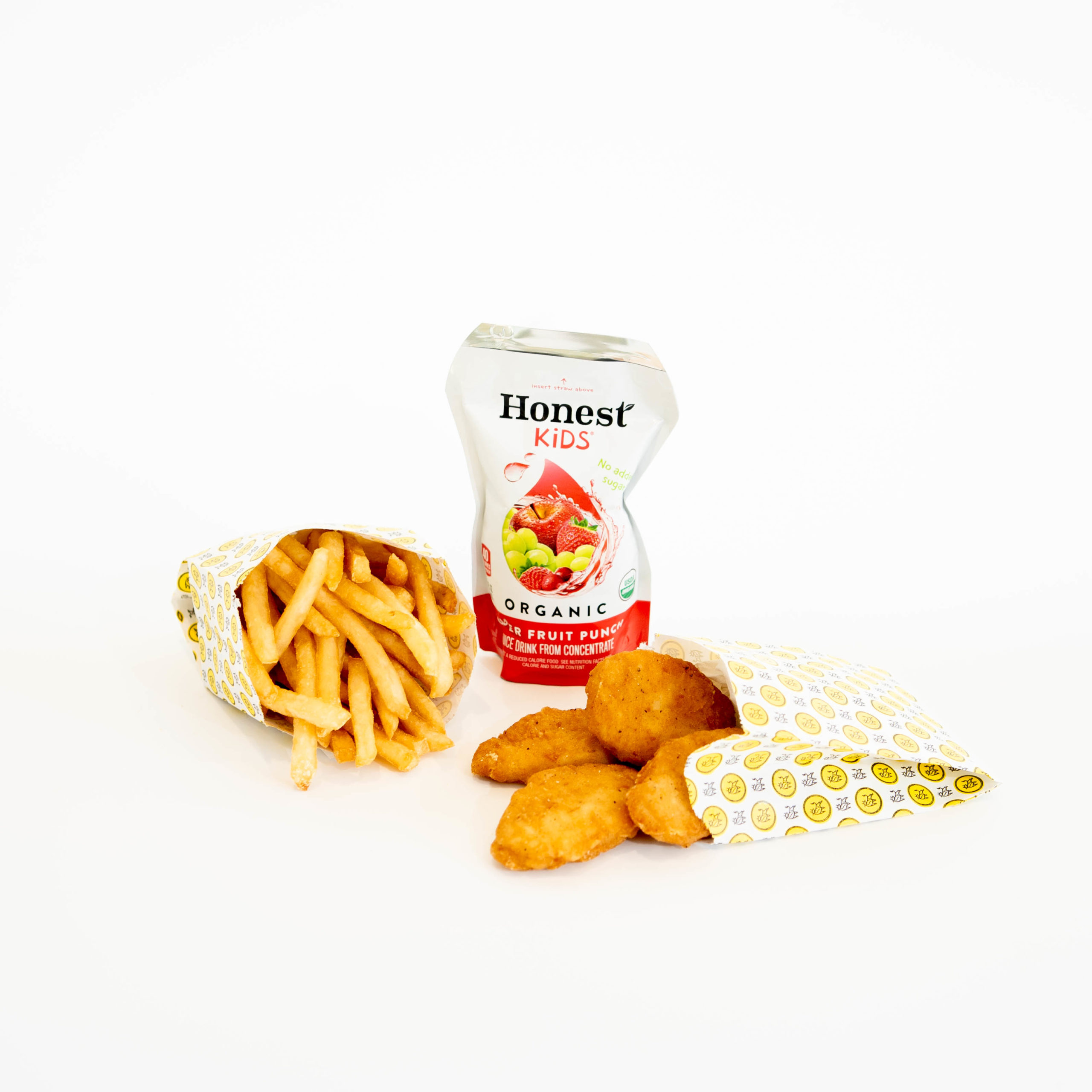 plant-based chicken, nuggets, fries