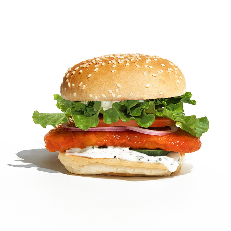 plant-based chicken, buffalo chicken